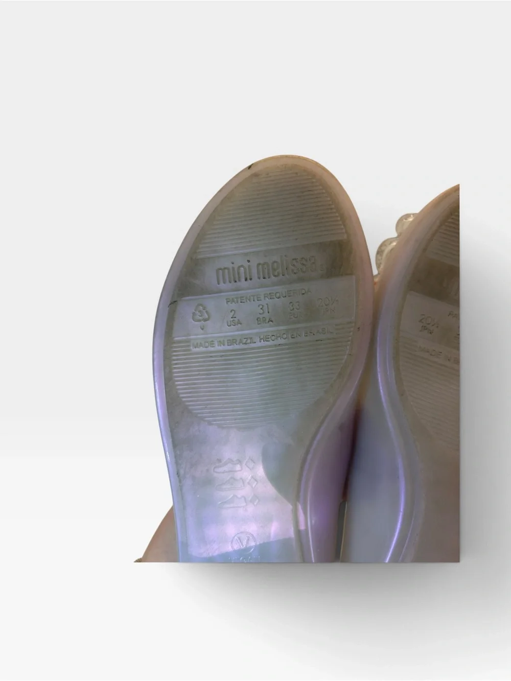 Mini Mellisa Iridescent Butterfly Flats size 2